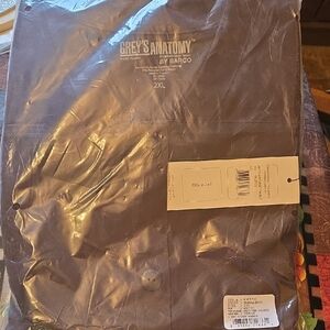 Grey's Anatomy Charcoal Scrub Top